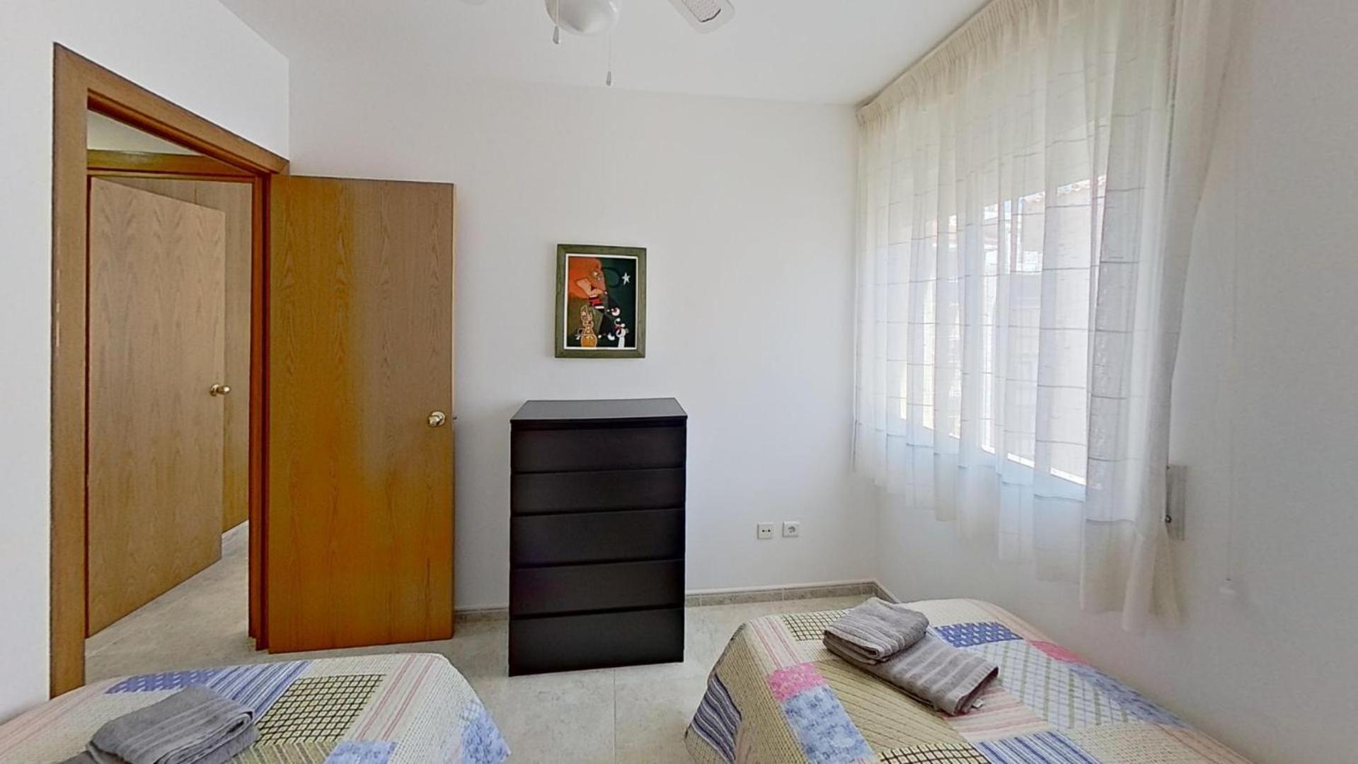 Apartamento Vistas Al Mar, Segunda Linea 3 Habitaciones Sant Carlos de la Ràpita Exterior foto